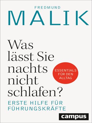 cover image of Was lässt Sie nachts nicht schlafen?